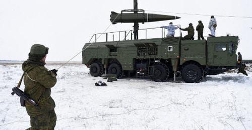 Military exercises at the "Kapustin Yar" test range in the Astrakhan Region. Photo by the press service of the Russian Ministry of Defence https://function.mil.ru