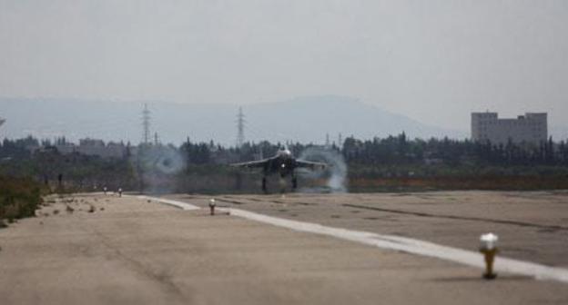 Combat mission of the Russian aviation in Syria. Photo by the press service of the Russia's Ministry of Defence https://ru.wikipedia.org