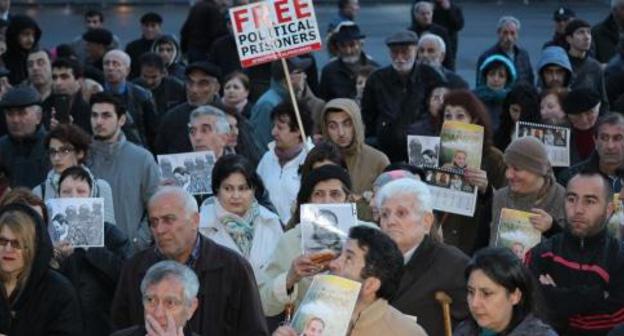 Rally in memory of Arthur Sargsyan. Photo by Tigran Petrosyan for the Caucasian Knot. 