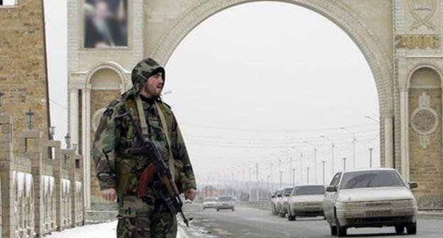 Law enforcer, Grozny. Photo: REUTERS/Denis Sinyakov