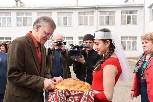 The Days of Russian Word in Nagorno-Karabakh. Meeting the guests. March 20, 2018. Photo by Albert Voskanyan http://www.kavkaz-uzel.eu/blogs/929/posts/32349