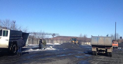 Coal for Gukovo miners, March 13, 2018. Photo by Vyacheslav Prudnikov for the Caucasian Knot. 