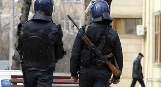 Law enforcers. Photo: REUTERS/David Mdzinarishvili