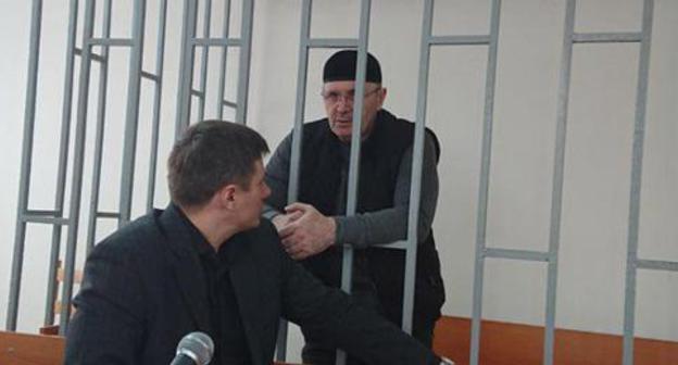 Oyub Titiev in the court, March 19, 2018. Photo: press service of HRC 'Memorial'