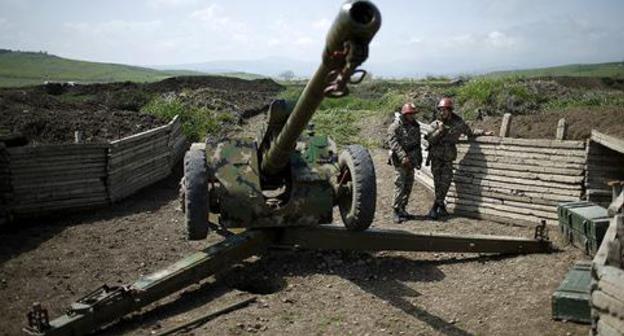 On the contact line in Nagorno-Karabakh. Photo: REUTERS/Staff