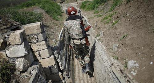 On the contact line in Nagorno-Karabakh. Photo: REUTERS/Staff