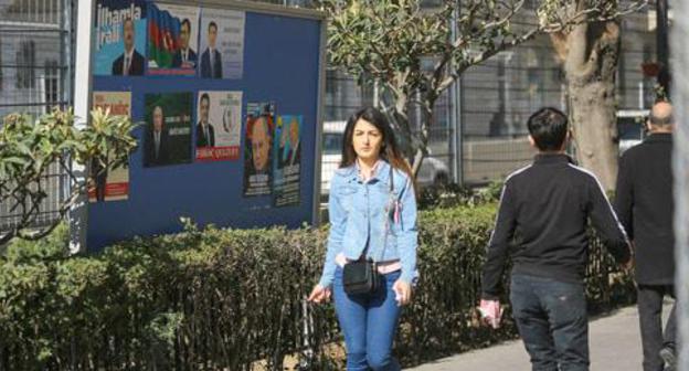 Agitation banners in Baku streets. Photo by Aziz Karimov for the Caucasian Knot