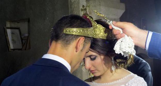 Marriage of Tigran Petrosyan and Lilit Biruzyan. Photo by Alvard Grigoryan for the "Caucasian Knot"