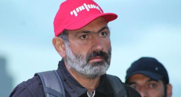 Nikol Pashinyan at the opposition rally on April 29 in Yerevan. Photo by Tigran Petrosyan for the "Caucasian Knot"