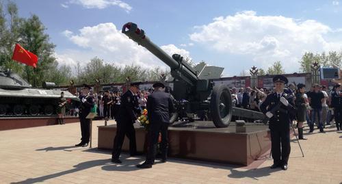 Opening ceremony of the memorial complex "Barbashovo Pole" in North Ossetia. Photo by Emma Marzoeva for the "Caucasian Knot"