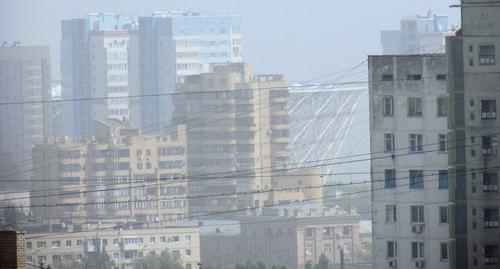 Smog over Volgograd. Photo by Vyacheslav Yaschenko for the Caucasian Knot. 