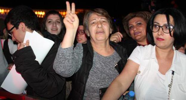 Supporters of Nikol Pashinyan at rally on May 7, 2018. Photo by Tigran Petrosyan for the Caucasian Knot.