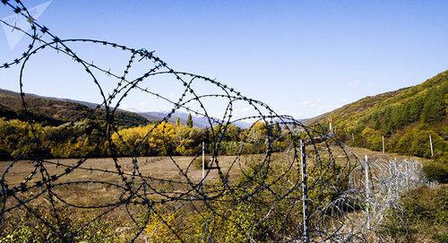 The border of Georgia and South Ossetia. Photo Sputnik /Natalya Ayriyan
https://sputnik-ossetia.ru/South_Ossetia/20180505/6325992.html