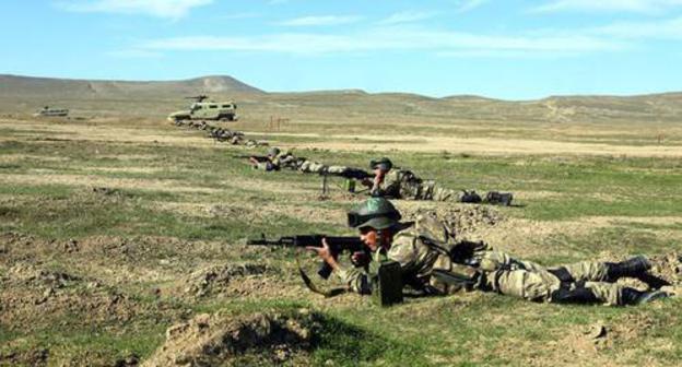 Soldiers of the Azerbaijani army. Photo https://mod.gov.az/ru/foto-arhiv-045/?gid=20525