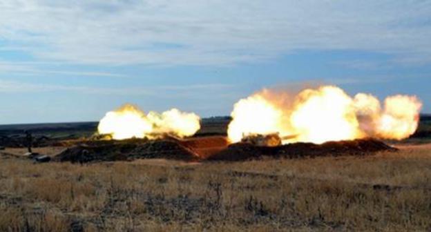 Military exercises held in Azerbaijan in 2017. Photo from the website of the Azerbaijani Ministry of Defence