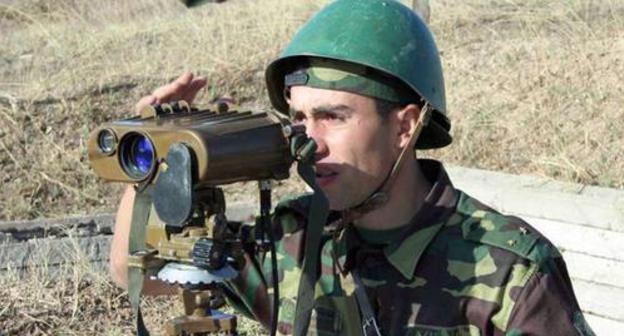 A soldier of the Army of Defence of Nagorno-Karabakh. Photo http://www.nkrmil.am/gallery/photos/view/18