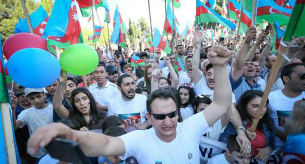 Opposition rally in Baku, May 28, 2018. Photo by Aziz Karimov for the Caucasian Knot