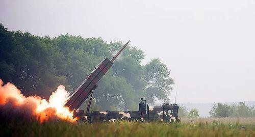 The missile complexes "Polonez". Photo by Vladimir Blinov http://www.belta.by/society/view/v-belarusi-vpervye-provedeny-boevye-puski-rszo-polonez-197734-2016