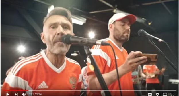 Screenshot of a video clip "Champions". Photo from Semyon Slepakov's YouTube channel https://www.youtube.com/channel/UCncuVFZrHKza2d2HXU6axaQ