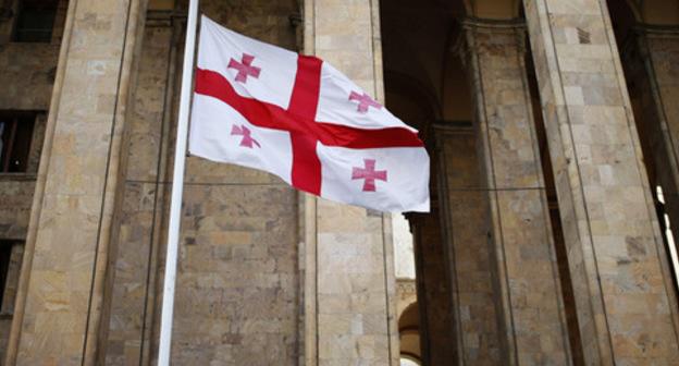 The flag of Georgia. Photo: REUTERS/David Mdzinarishvili