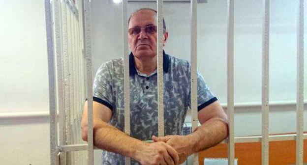 Oyub Titiev in the court. Photo is provided by HRC 'Memorial'