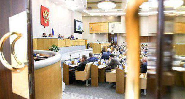 A session in the Russian State Duma. Photo http://duma.gov.ru