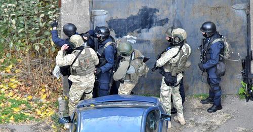 The special operation in Tbilisi. November 22, 2017. Photo: REUTERS/Irakli Gedenidze