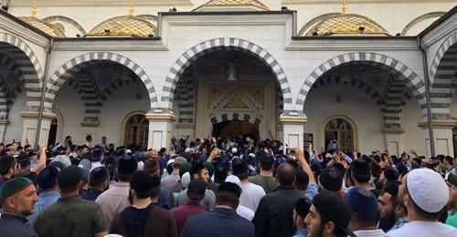 The funeral of Yusup Temirkhanov. The village of Geldagan in Chechnya. August 4, 2018. Photo by Ibragim Estamirov / IA 'Grozny Inform'