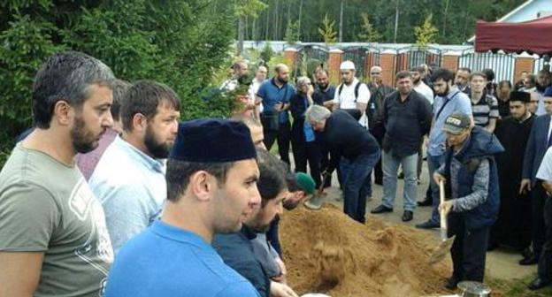 The funeral of the journalist Orkhan Djemal. Moscow, August 7, 2018. Photo by the "Caucasian Knot" correspondent