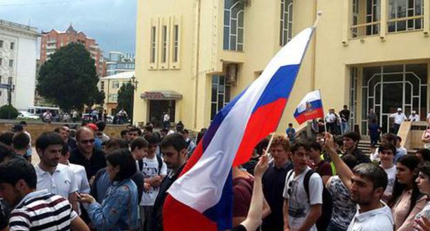 Participants of an anti-corruption rally in Makhachkala. June 12, 2017. Photo by Murad Muradov for the "Caucasian Knot"