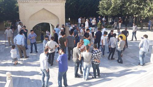 Participants of mourning events in memory of Yusup Temirkhanov. Photo: Kafkasder public organization.