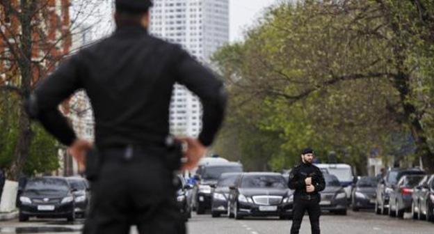 Policemen in Grozny. Photo: REUTERS/Maxim Shemetov