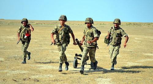 Military drills in Azerbaijan, September 2018. Photo: press service of the Ministry of Defence