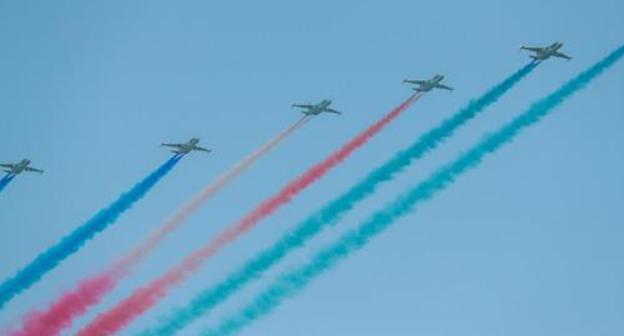 Military parade on occasion of 100th anniversary of Baku's liberation, September 15, 2018. Photo by Aziz Karimov for the Caucasian Knot