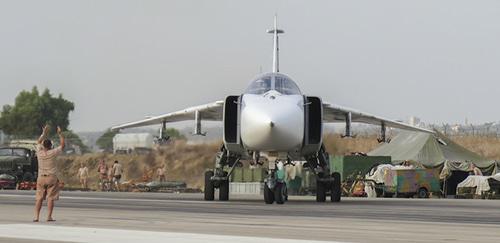 Russian military aircraft in Syria. Photo: Mil.ru https://ru.wikipedia.org/