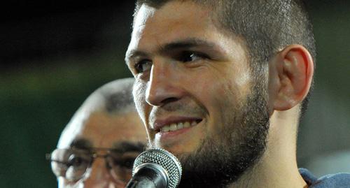 An UFC lightweight champion Khabib Nurmagomedov. Photo Said Tsarnayev REUTERS