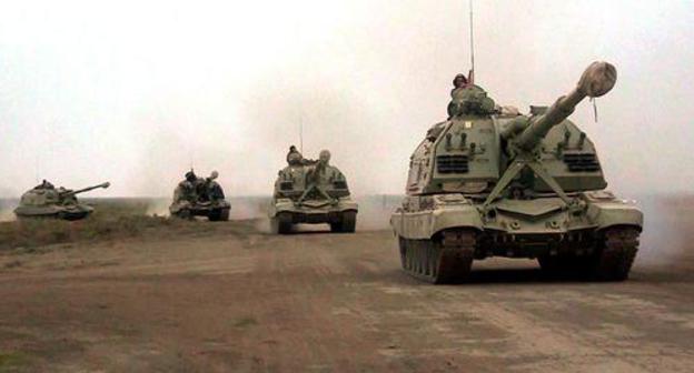 Tanks of the Azerbaijani Army. Photo: https://mod.gov.az/ru/foto-arhiv-045/