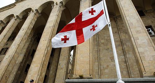 The flag of Georgia. Photo: REUTERS/David Mdzinarishvili