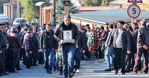 Vladimir Tskaev was buried in his native village of Koban. North Ossetia, November 4, 2015. Photo by Emma Marzoeva for the "Caucasian Knot"