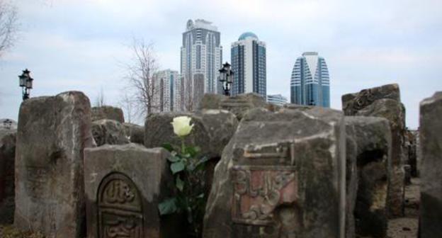 View of Grozny-City from the memorial complex in Grozny. Photo courtesy of an eyewitness