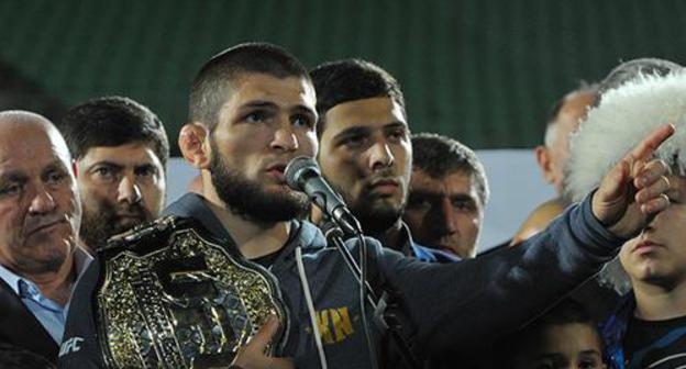 Khabib Nurmagomedov. Photo: REUTERS/Said Tsarnayev