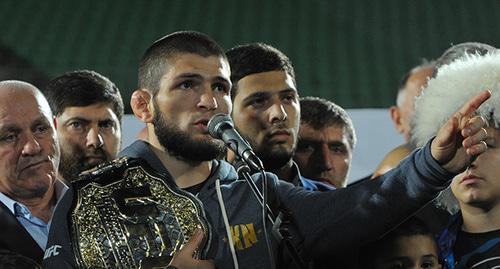 Khabib Nurmagomedov. Photo: REUTERS/Said Tsarnayev