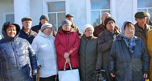 Protesters in Gukovo, November 2018. Photo by Vyacheslav Prudnikov for the Caucasian Knot