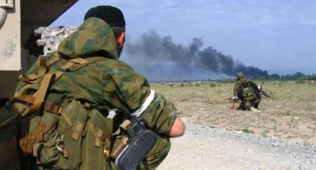 Fighters of 'Vostok' battalion in Georgia. Photo: Yana Amelina, https://commons.wikimedia.org/wiki/File:Battalion_Vostok_3.jpg