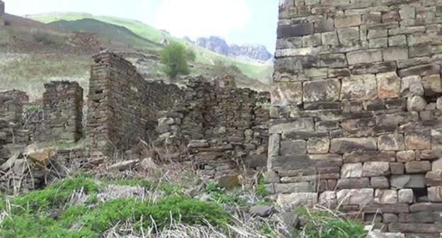 The village of Khaibakh. Photo: screenshot of the video by the user Shaiman Bocharova. Argun museum-reserve https://www.youtube.com/watch?v=wrwS4uQkesM