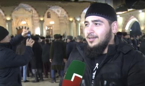 Celebration of the birthday of Prophet Muhammad, Grozny, November 20, 2018. Screenshot from video by 'Grozny' TV Company https://www.youtube.com/watch?v=GzZYjEiNM-8