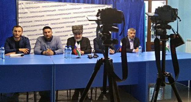 Press conference in Nazran, November 21, 2018. Photo by Umar Yovloi for the Caucasian Knot