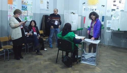 A polling station No. 12 in Tbilisi. November 28, 2018. Photo by Grigory Shvedov for the "Caucasian Knot" 