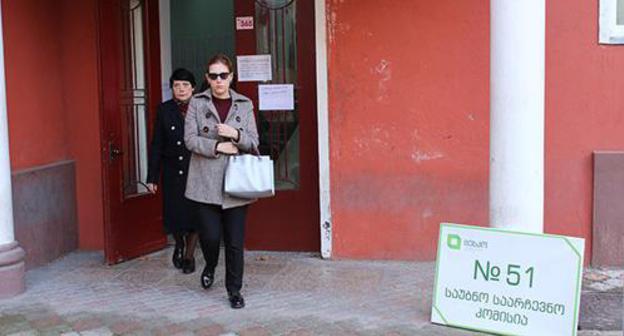 A polling station No. 51 in the Vake District. November 28, 2018. Photo by Inna Kukudjanova for the "Caucasian Knot"