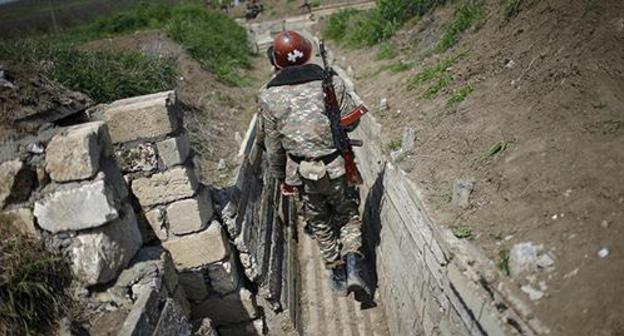 At the contact line in Nagorno-Karabakh. Photo: REUTERS/Staff